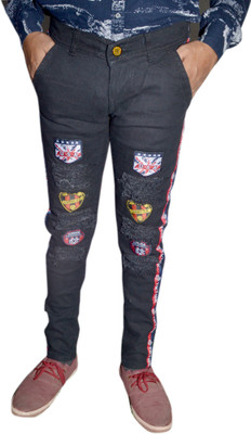 royal prince Slim Men Black Jeans