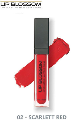 New.You Lip Blossom Long Lasting Liquid Lipstick(Scarlett Red, 6 ml)