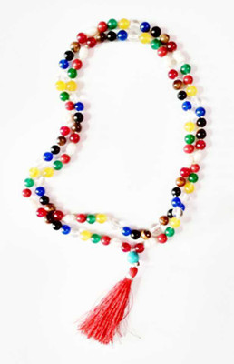 RADHEY Navratna Mala Beautiful piece Crystal Necklace