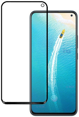 Q Box Edge To Edge Tempered Glass for Vivo v19 Neo(Pack of 1)