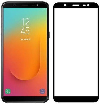 AKSHUD Edge To Edge Tempered Glass for Samsung Galaxy J8(Pack of 1)