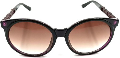 creative group Round Sunglasses(For Women, Brown)