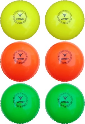 VICTORY Wind Cricket Balls (Pack of 6) - Made in India Cricket Synthetic Ball(Pack of 6)