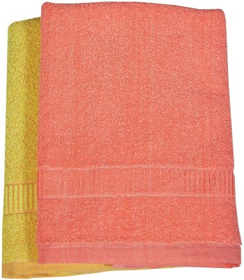 gouri textiles solapur manufacturer Cotton 200 GSM Bath Towel Set(Pack of 2)