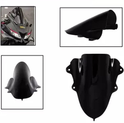 Sms traders RS DB Visor BK 01 Bike Windshield