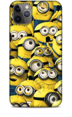 MAPPLE Back Cover for Apple iPhone 11 Pro Max (Minions Printed / Designer)(Black, Hard Case, Pack of: 1)