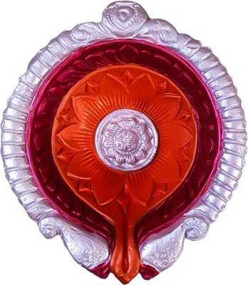 PURPLE RABBIT Earthenware Table Diya(Height: 1.5 inch)