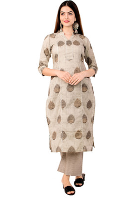 MIRAVAN Women Kurta Palazzo Set