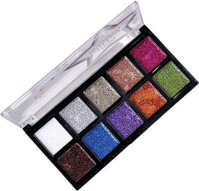 J & H Glitter EyeShadow Palette Multi Colour Eye Shadow Palette - 01 22 g(Multicolor)