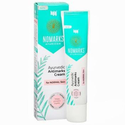 BAJAJ Nomarks Ayurvedic Anti Marks For Normal Skin Cream 25g Pack of 2(50 g)