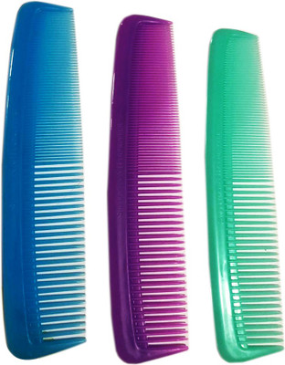 SHD COLLECTIONS Glossy Dressing Combs, Pack of 3