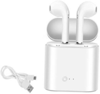 SYARA TZJ_435K I 7S Twins bluetooth Headset for all Smartphones Bluetooth Headset(White, In the Ear)