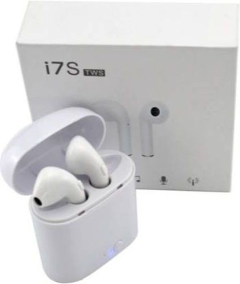 GUGGU QAT_579P I 7S Twins for all Smartphones without Mic Bluetooth without Mic(White, In the Ear)