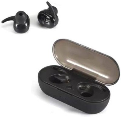 SYARA PBS_582Q TWS 4 bluetooth Headset for all Smartphones without Mic Bluetooth without Mic Headset(Black, In the Ear)