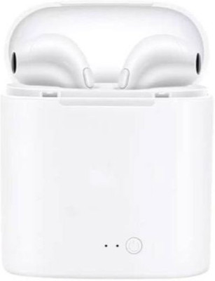 GUGGU MAU_648K I 7S Twins bluetooth Headset for all Smart phones Bluetooth without Mic(White, True Wireless)