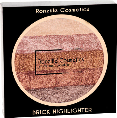 RONZILLE Baked Blusher and Brick  Highlighter(Shade-01)