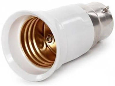 MOONZA Bulb Base Converter Holder Plugs Plastic Light Socket (Pack of 1) Plastic Light Socket Plastic Light Socket(Pack of 1)