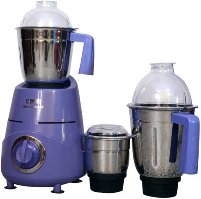 USHA THUNDER BOLT 800 W Mixer Grinder(THUNDER BOLT | 3 Jars | Blue)