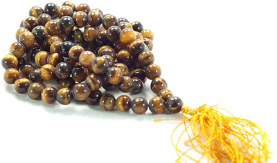 RADHEY Tiger Eye Crystal Mala Crystal Necklace