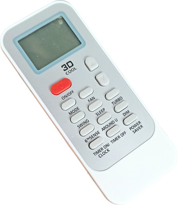 Axelleindia Compatible AC Remote For 3D Cool Whirlpool Remote Controller(White)