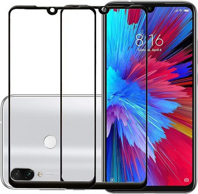 KARTRAY Edge To Edge Tempered Glass for Mi Redmi Note 7(Pack of 2)