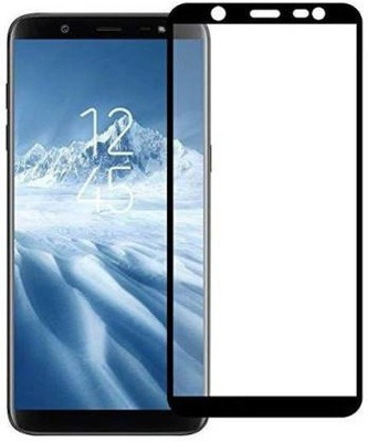 AKSHUD Edge To Edge Tempered Glass for Samsung Galaxy J8(Pack of 1)