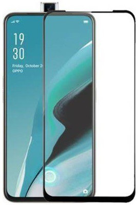 welldesign Edge To Edge Tempered Glass for Oppo Reno2 F(Pack of 1)