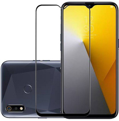 KARTRAY Edge To Edge Tempered Glass for Realme 3i(Pack of 1)