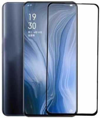 LIKEDESIGN Edge To Edge Tempered Glass for OPPO Reno 10x Zoom(Pack of 1)