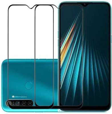 KARTRAY Edge To Edge Tempered Glass for Realme 5i(Pack of 2)