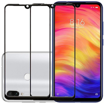 KARTRAY Edge To Edge Tempered Glass for Mi Redmi Note 7 Pro(Pack of 2)