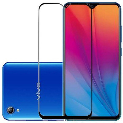 KARTRAY Edge To Edge Tempered Glass for Vivo Y91i(Pack of 1)