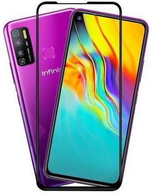 DSCASE Edge To Edge Tempered Glass for Infinix Hot 9(Pack of 1)