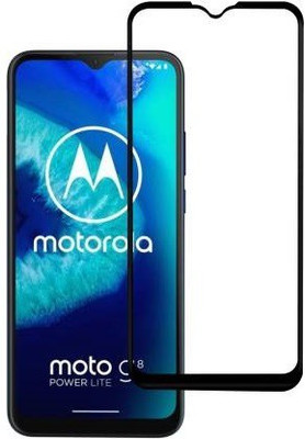 LIKEDESIGN Edge To Edge Tempered Glass for Motorola G8 Power Lite, Motorola Moto G9, Motorola Moto E7 Plus(Pack of 1)