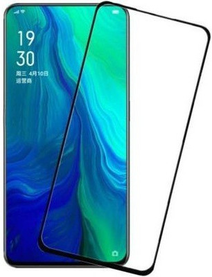 LIKEDESIGN Edge To Edge Tempered Glass for OPPO Reno 10x Zoom(Pack of 1)