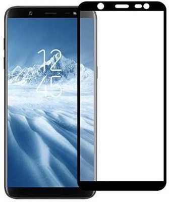 AKSHUD Edge To Edge Tempered Glass for Samsung Galaxy J8(Pack of 1)