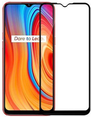 AKSHUD Edge To Edge Tempered Glass for REAL ME C3(Pack of 1)