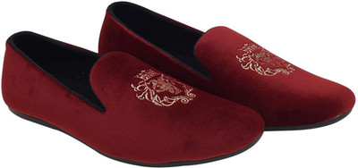 FORSSIL Loafers For Men(Maroon , 8)
