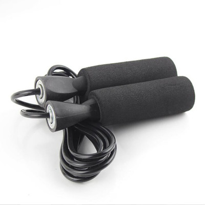 Gawin Exclusive Home Gym training exercise Skipping Rope Ball Bearing Skipping Rope Ball Bearing Skipping Rope(Black, Length: 275 cm)