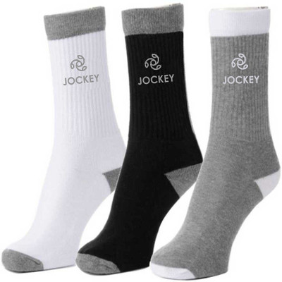 Jockey Men & Women Solid Mid-Calf/Crew(Pack of 3)