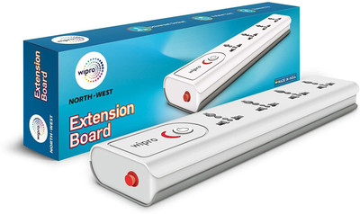 Wipro Wipro North West Extension Cord 4  Socket Extension Boards(White, 2 m)