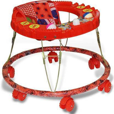Avani MetroBuzz Activity Walker With Parent Rod(Red)