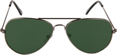 GANSTA Aviator Sunglasses(For Men, Green, Grey)