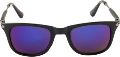 GANSTA Wayfarer Sunglasses(For Men & Women, Blue, Blue)