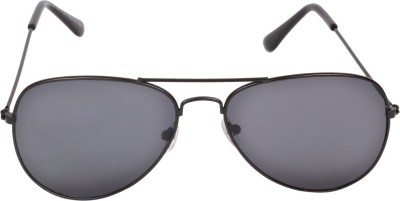 Scaglia Over-sized Sunglasses(For Men & Women, Black)