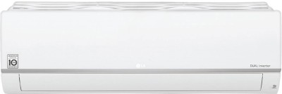 View LG 1.5 Ton 3 Star Split Dual Inverter AC  - White(KS-Q18SNXD, Copper Condenser)  Price Online