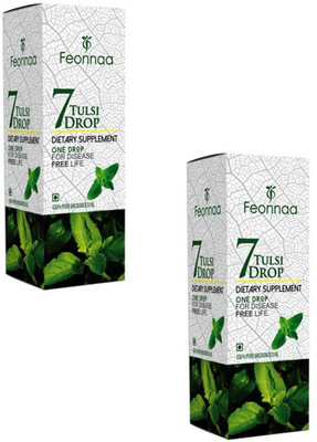Feonnaa Tulsi Drop Dietary Supplement 30 (Pack of 2) 60 ml(2 x 30 ml)