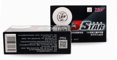 zabb 729 40+ IITF Approved 3 Star Plastic seamless Table Tennis Balls Set 10pc Table Tennis Ball(Standard, Pack of 10)
