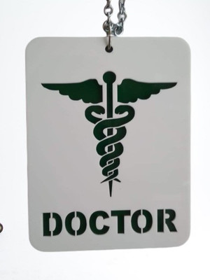 Ridivansh Creations Acrylic Car Hanging DOCTOR Sign Both Side Car Hanging Ornament(Pack of 1)