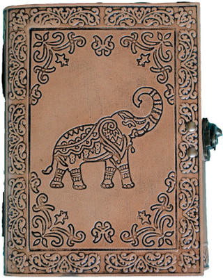 Parmatma Handicrafts Handmade Journals B6 Journal Unruled 200 Pages(Light Brown)